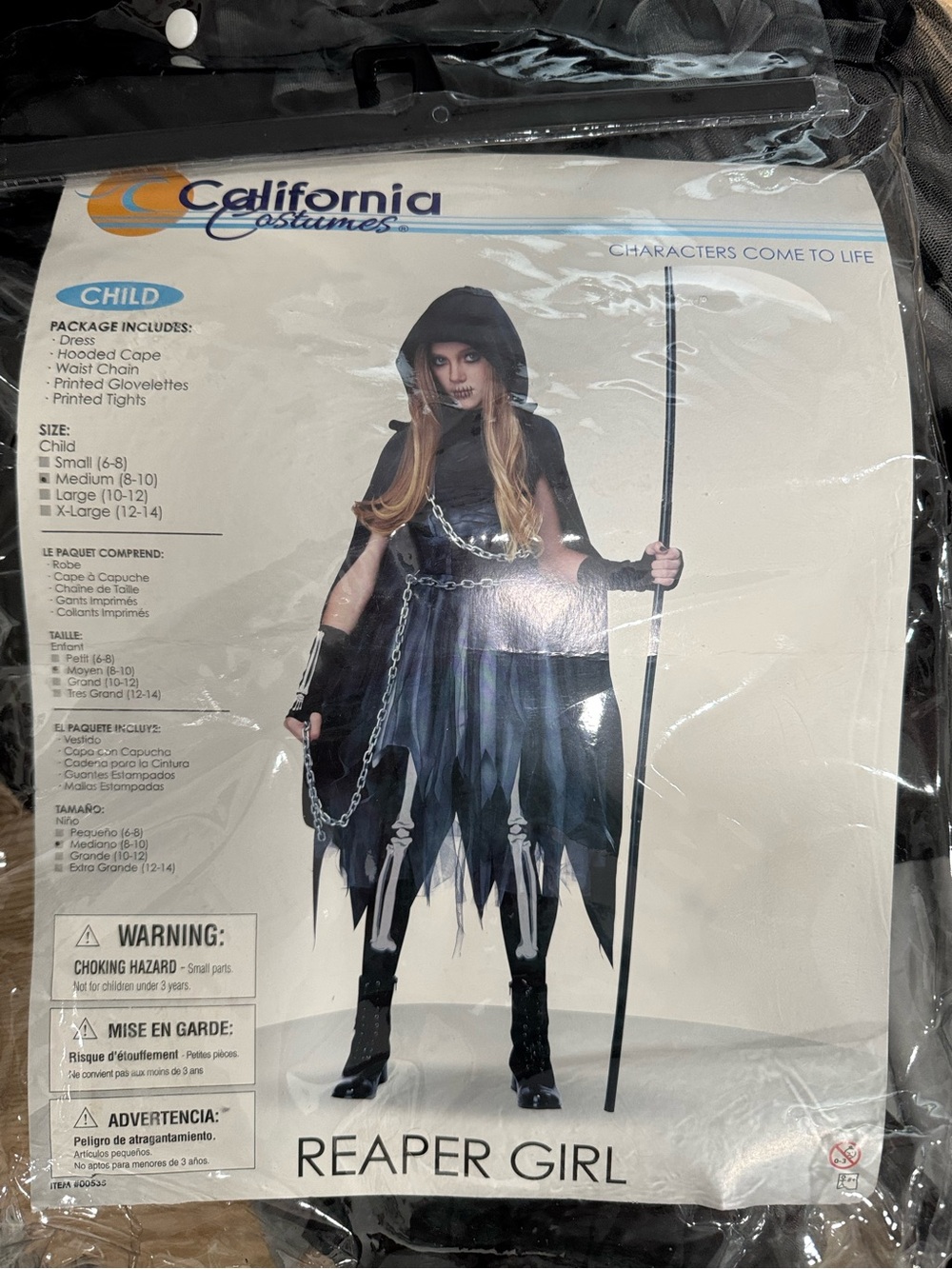 California Costumes Reaper Girl Costume - Black